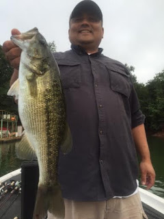 Jimbo on Lanier Spotted Bass Fishing Report: 8/30/2015