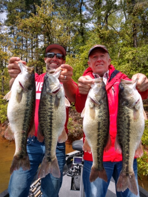 Jimbo’s Lake Lanier Spotted Bass Guide Service Fishing Report: 4/24/18
